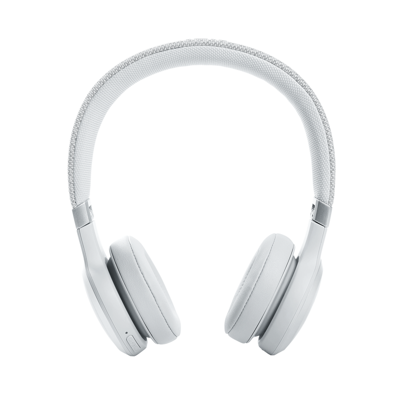 JBL Live 460NC - White - Wireless on-ear NC headphones - Front image number null